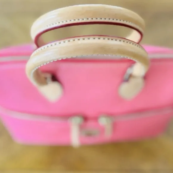 Dooney & Bourke Florentine Leather Dillen Satchel Bubble Gum Pink BAG & … - Picture 6 of 14
